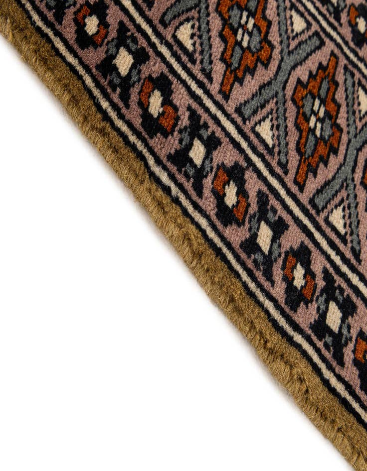 Detail image of  2' 8 x 4' 4  Hand Knotted Bokhara Oriental Wool Rug