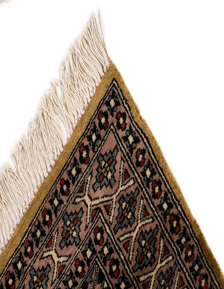 Detail image of  2' 9 x 4' 4  Hand Knotted Bokhara Oriental Wool Rug