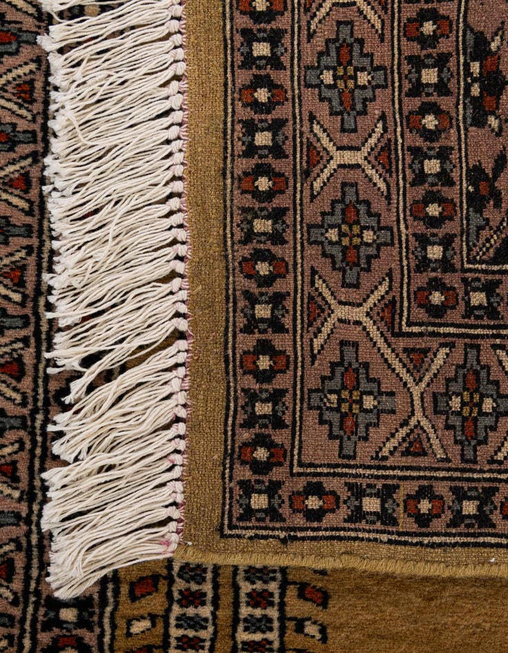 Detail image of  2' 9 x 4' 4  Hand Knotted Bokhara Oriental Wool Rug