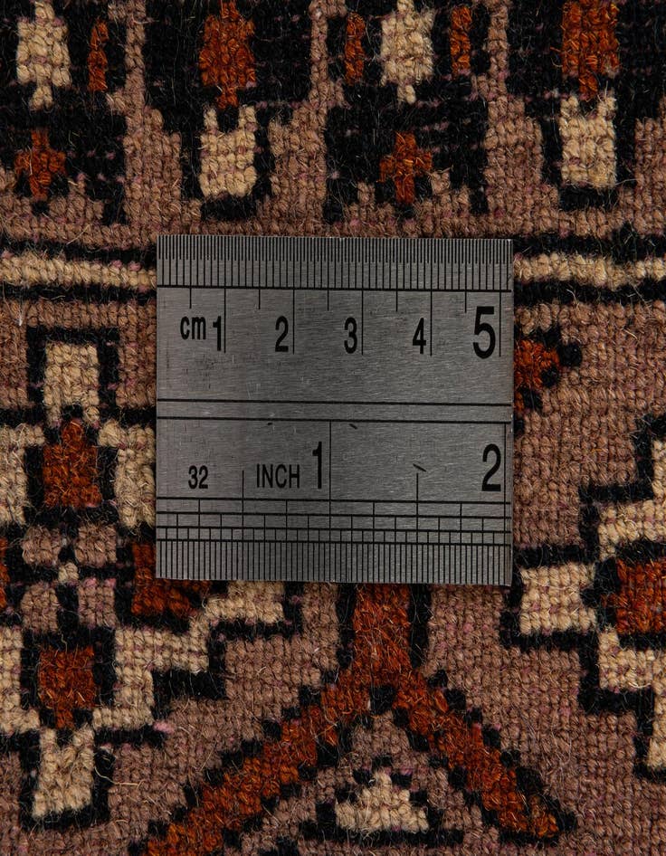 Detail image of  2' 8 x 4' 2  Hand Knotted Bokhara Wool Rug