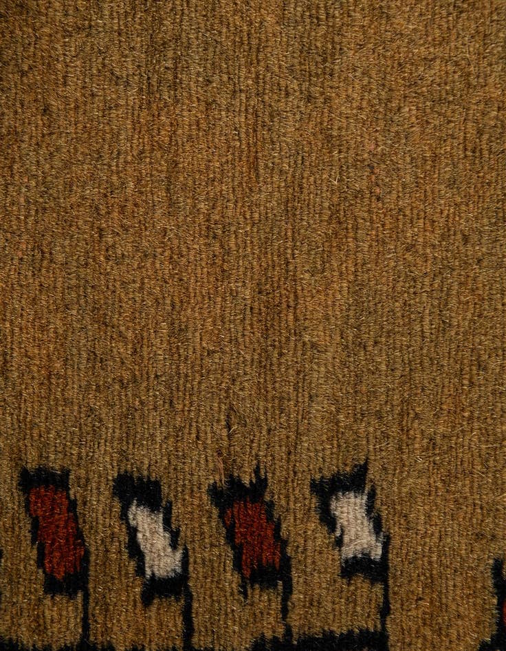 Detail image of  2' 8 x 4' 2  Hand Knotted Bokhara Wool Rug