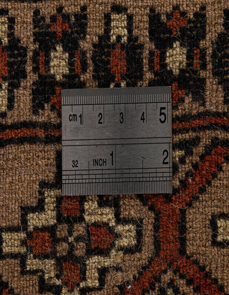 Detail image of  2' 8 x 4' 1  Hand Knotted Bokhara Oriental Wool Rug