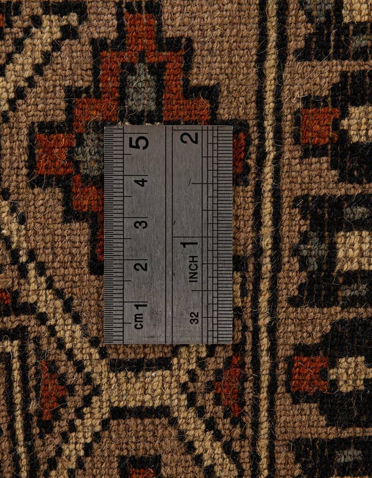 Detail image of  2' 8 x 4' 9  Hand Knotted Bokhara Oriental Wool Rug
