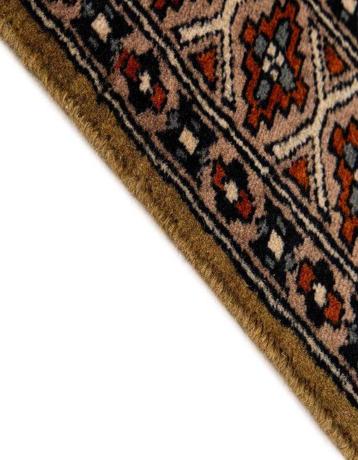 Detail image of  2' 8 x 4' 9  Hand Knotted Bokhara Oriental Wool Rug