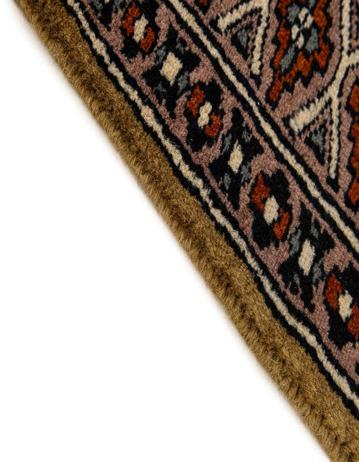 Detail image of  2' 8 x 4'  Hand Knotted Bokhara Oriental Wool Rug