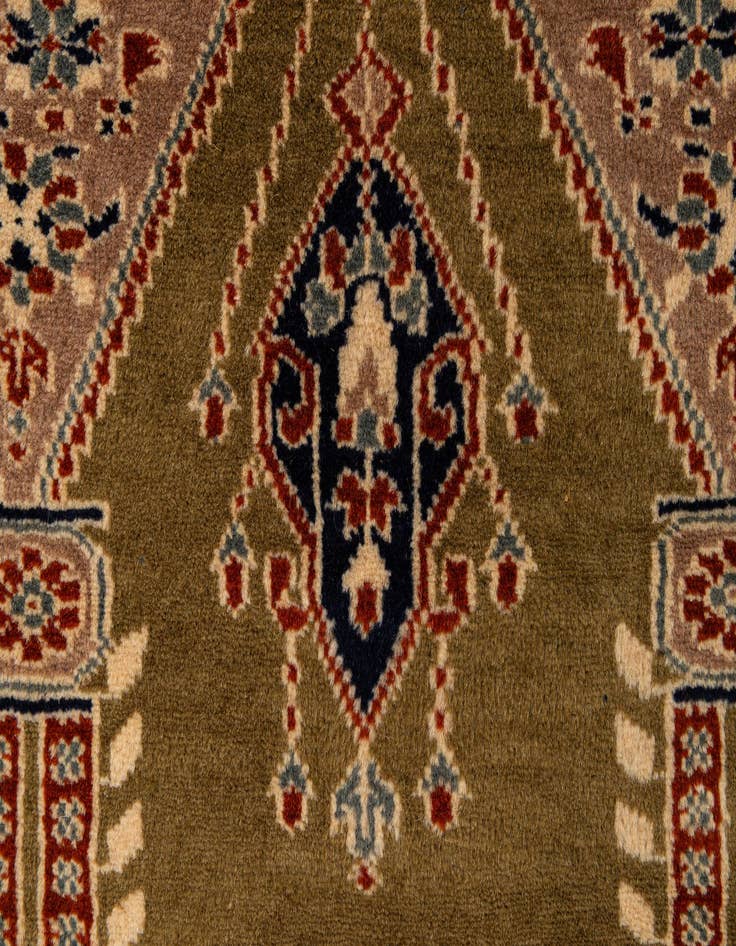 Detail image of  2' 8 x 3' 11  Hand Knotted Bokhara Oriental Wool Rug