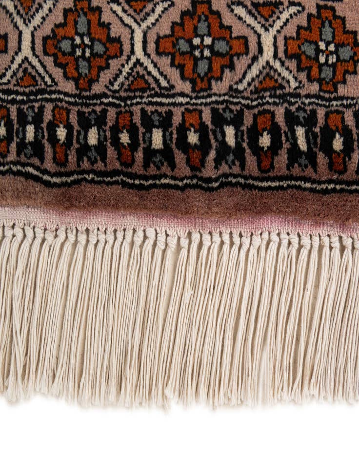 Detail image of  2' 7 x 4' 4  Hand Knotted Bokhara Oriental Wool Rug