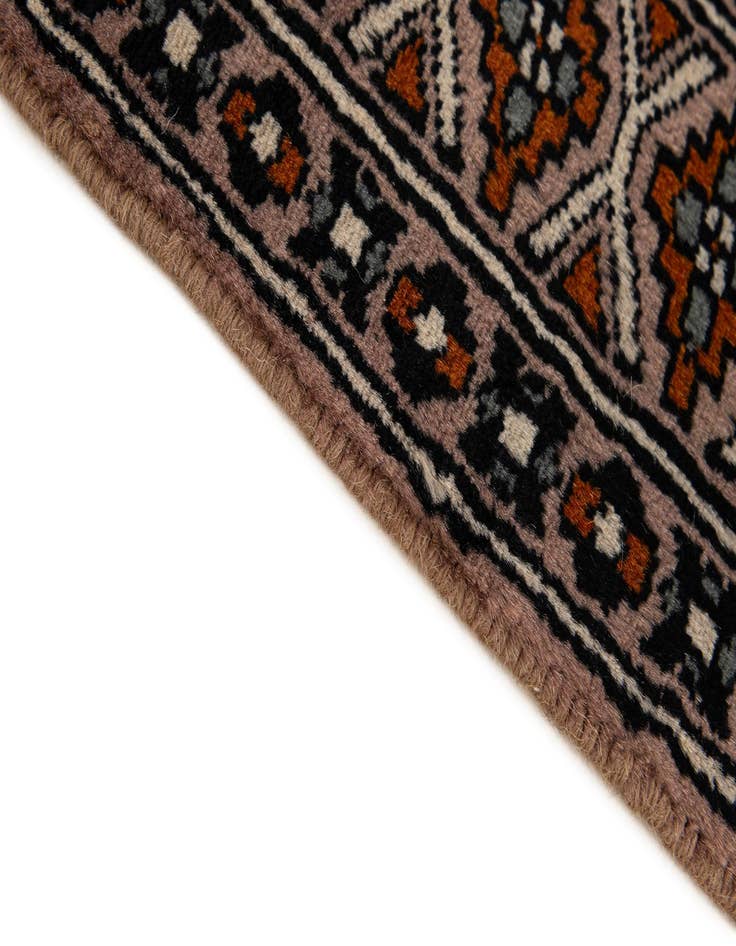 Detail image of  2' 7 x 4' 4  Hand Knotted Bokhara Oriental Wool Rug