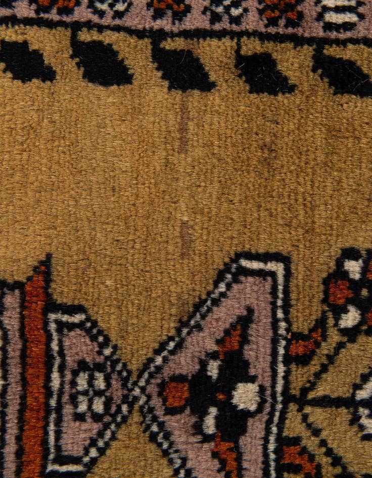Detail image of  2' 7 x 4' 4  Hand Knotted Bokhara Oriental Wool Rug