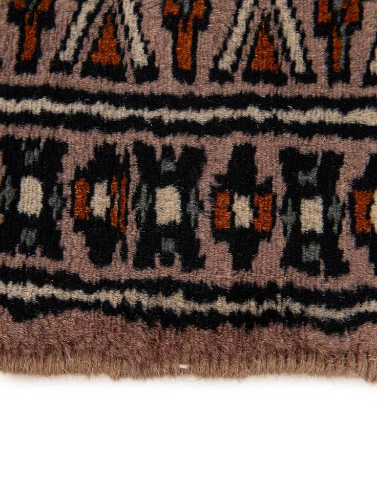 Detail image of  2' 7 x 4' 4  Hand Knotted Bokhara Oriental Wool Rug