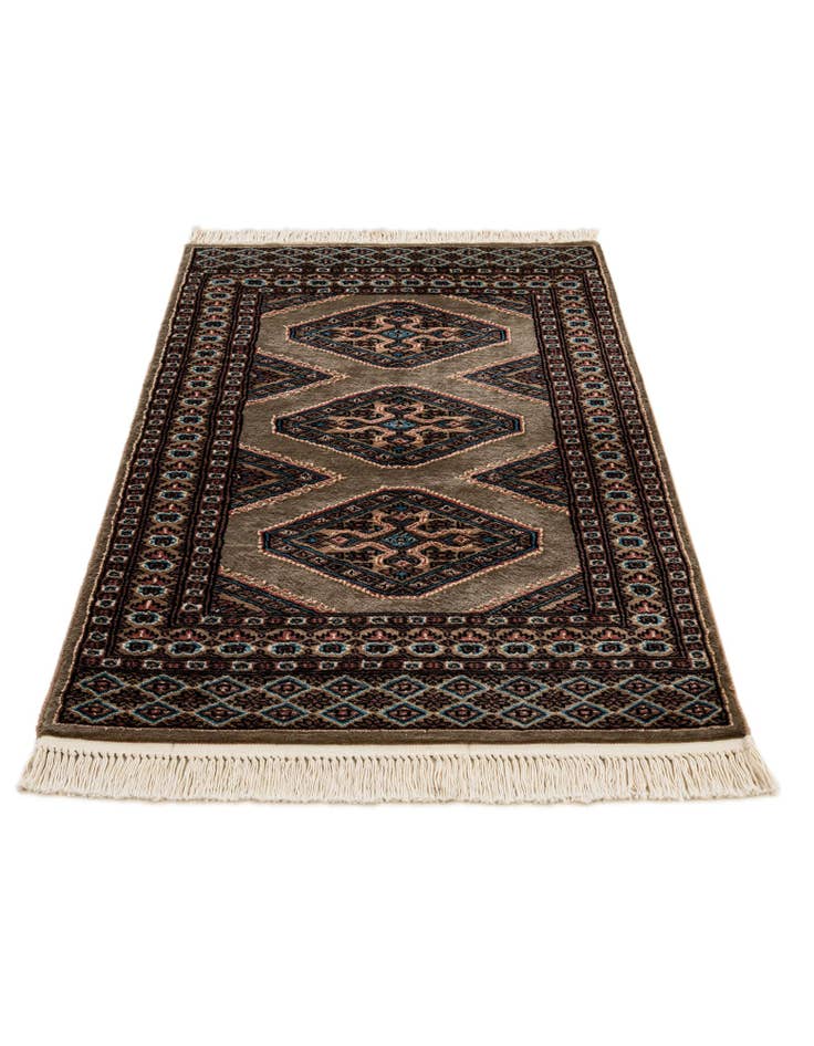 Detail image of  2' 7 x 4' 4  Hand Knotted Bokhara Oriental Rug