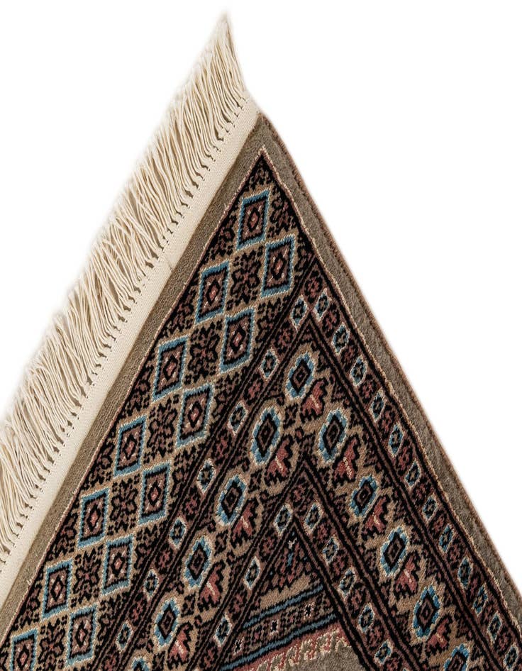 Detail image of  2' 7 x 4' 4  Hand Knotted Bokhara Oriental Rug