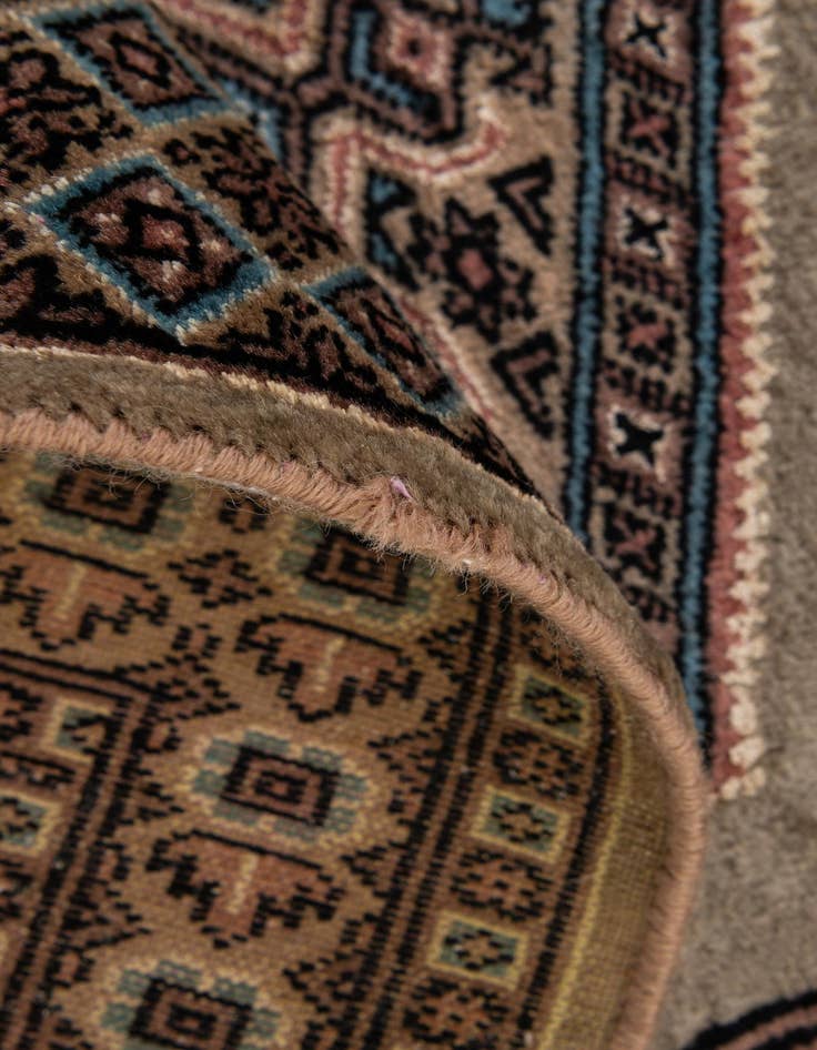 Detail image of  2' 7 x 4' 4  Hand Knotted Bokhara Oriental Rug