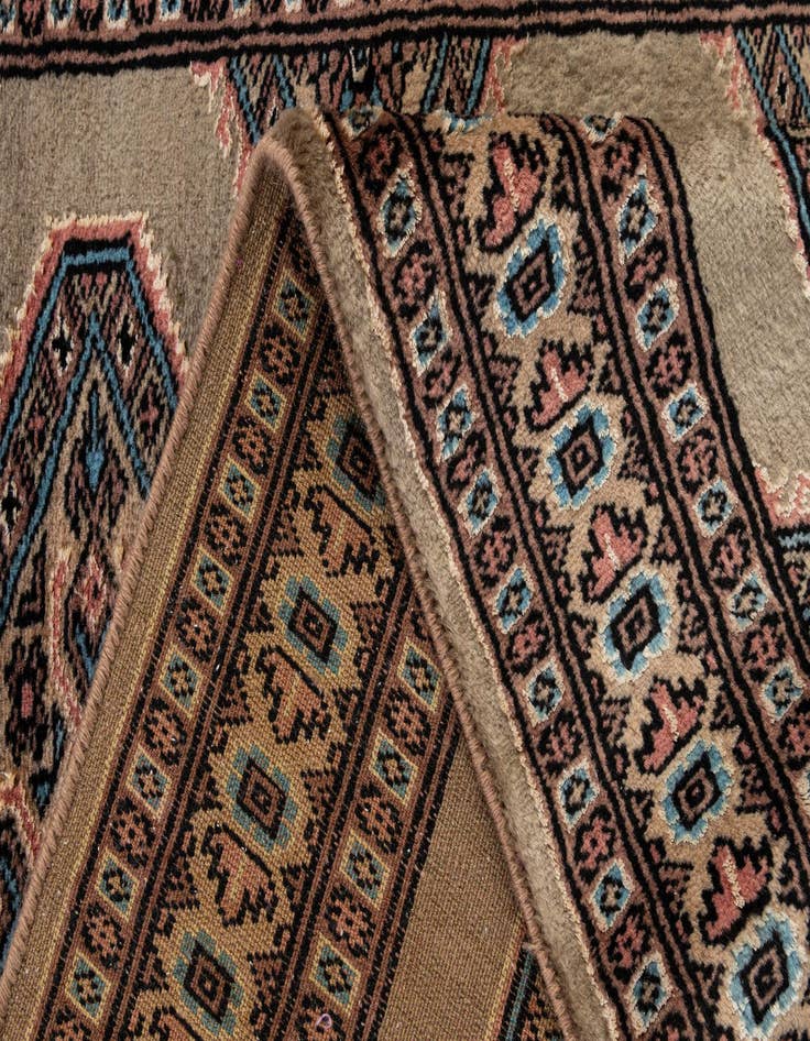 Detail image of  2' 7 x 4' 4  Hand Knotted Bokhara Oriental Rug