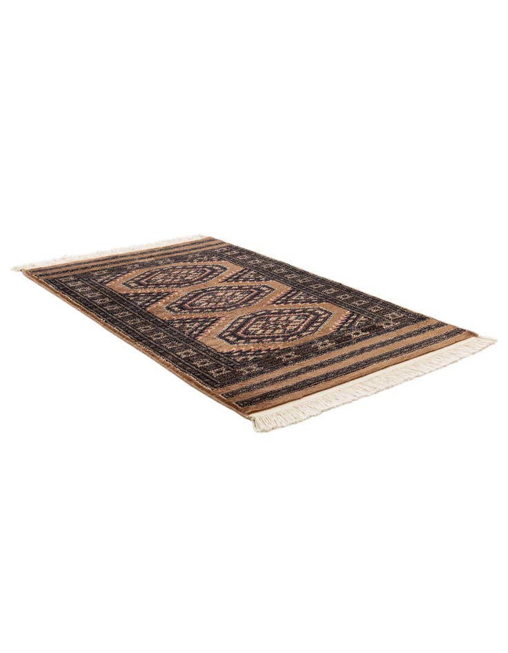 Detail image of  2' 6 x 4' 2  Hand Knotted Bokhara Rug