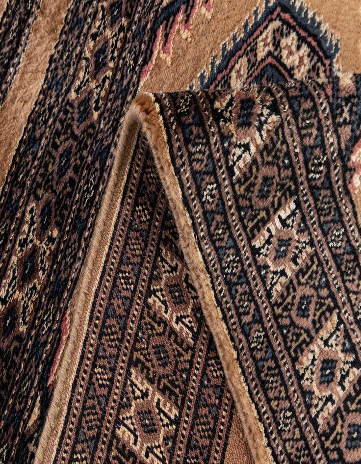 Detail image of  2' 6 x 4' 2  Hand Knotted Bokhara Rug