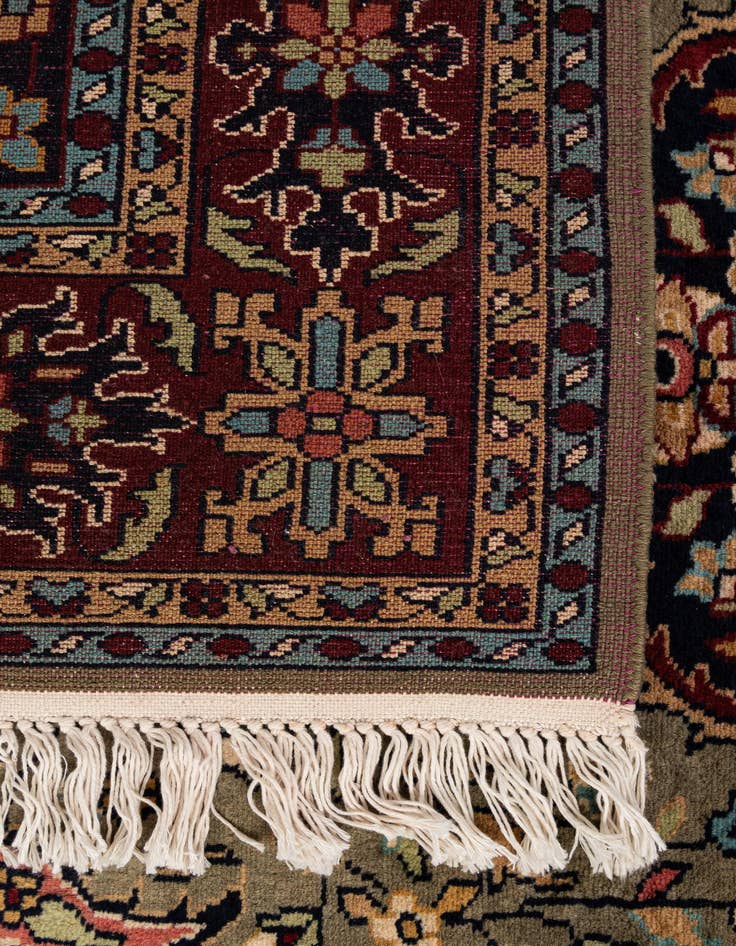 Detail image of  5' x 7' 10  Hand Knotted Bokhara Oriental Wool Rug