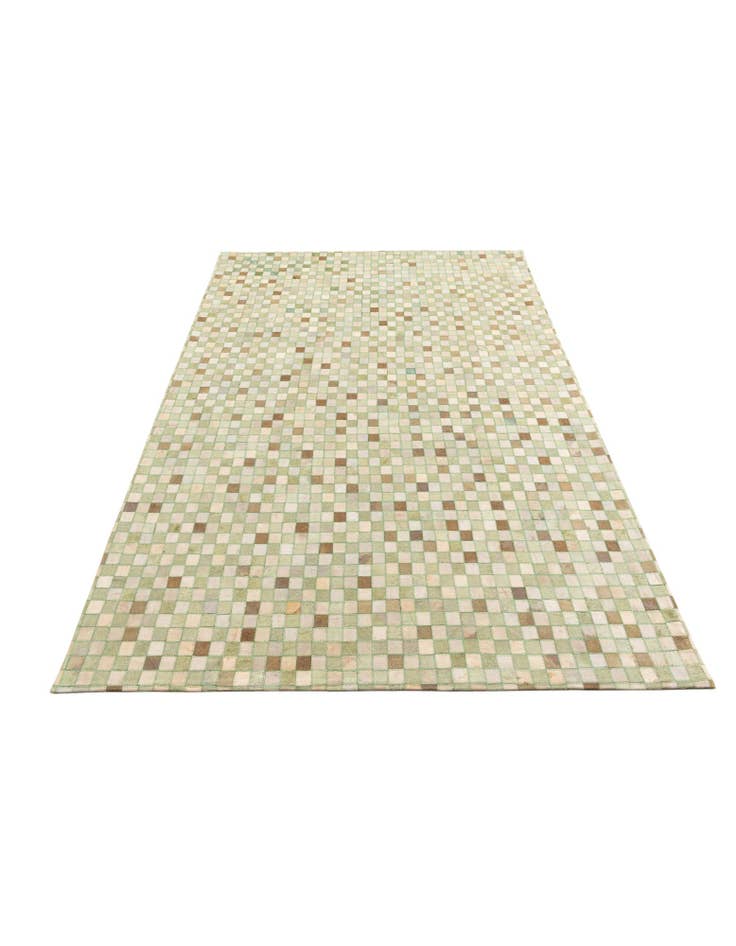 Detail image of  5' 2 x 7' 4 Cowhide Leather Rug