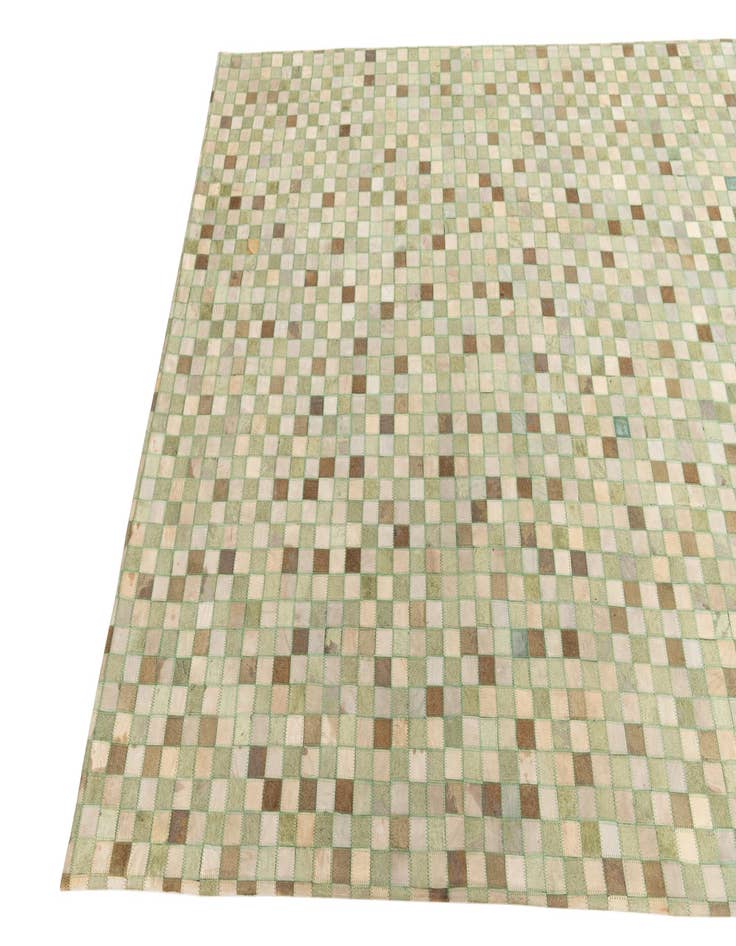 Detail image of  5' 2 x 7' 4 Cowhide Leather Rug