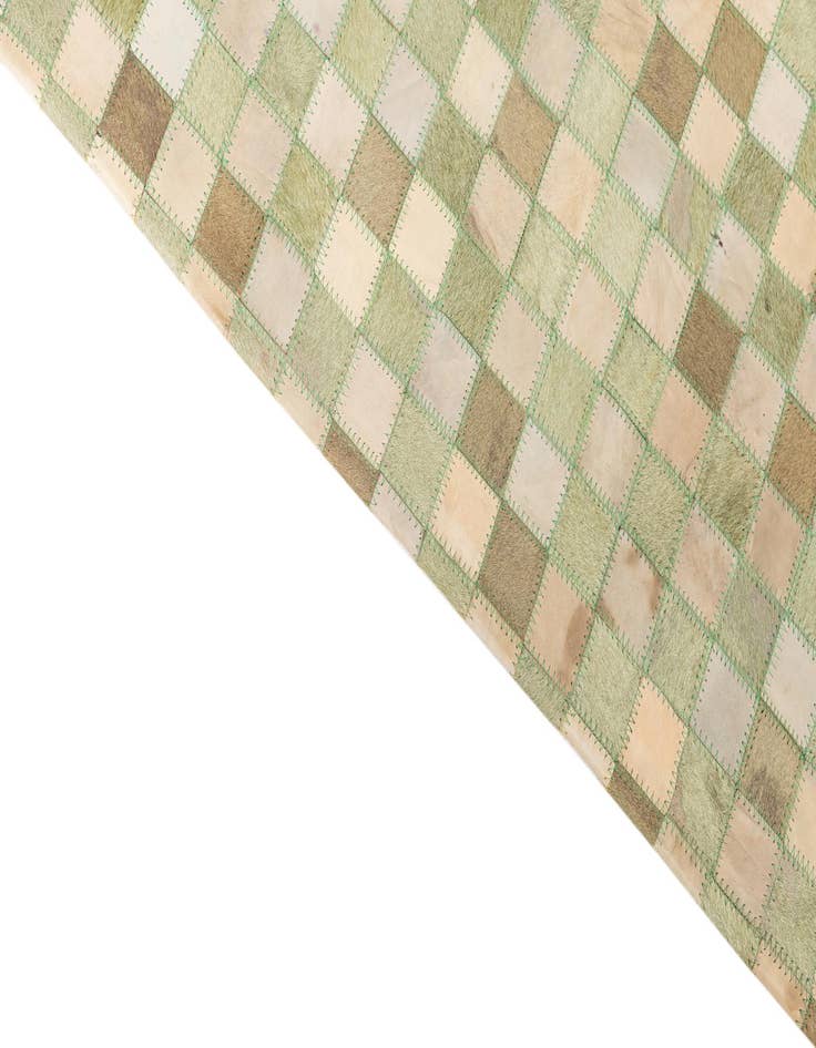 Detail image of  5' 2 x 7' 4 Cowhide Leather Rug