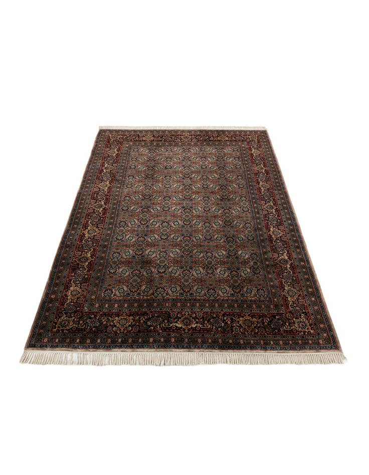 Detail image of  6' 10 x 9' 9  Hand Knotted Farahan Oriental Wool Rug