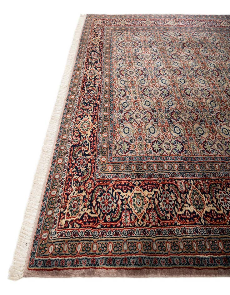 Detail image of  6' 10 x 9' 9  Hand Knotted Farahan Oriental Wool Rug