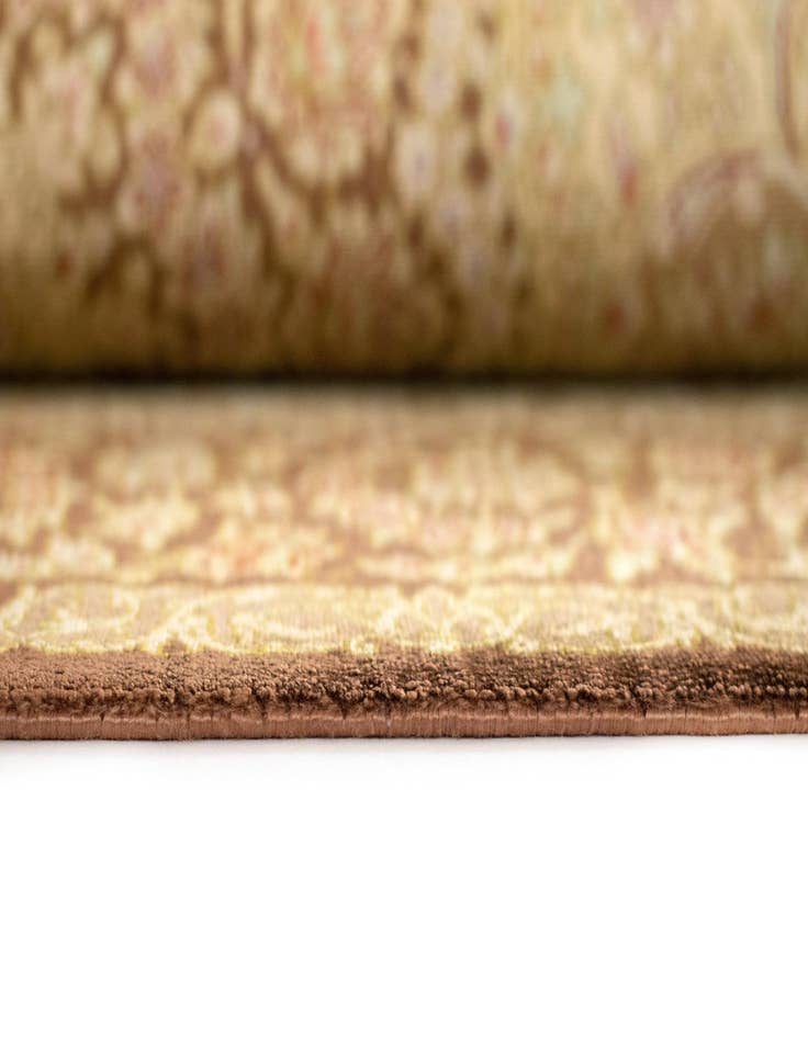 Detail image of  2' 7 x 3' 11 Ghom Silk Rug