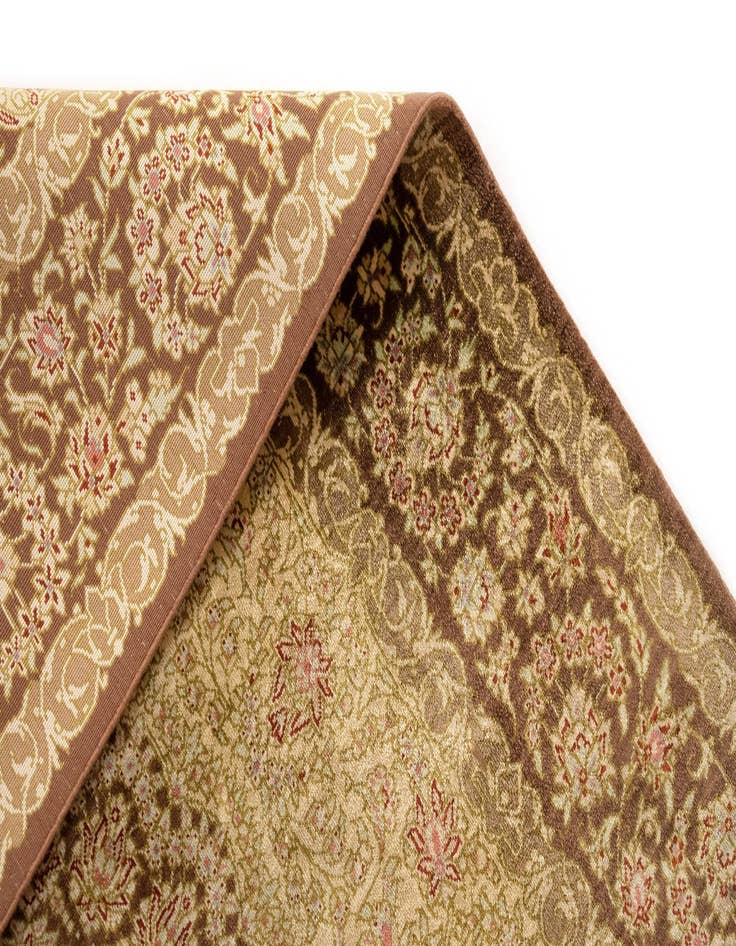 Detail image of  2' 7 x 3' 11 Ghom Silk Rug