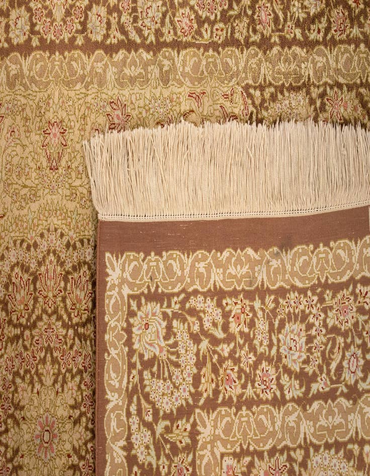 Detail image of  2' 7 x 3' 11 Ghom Silk Rug