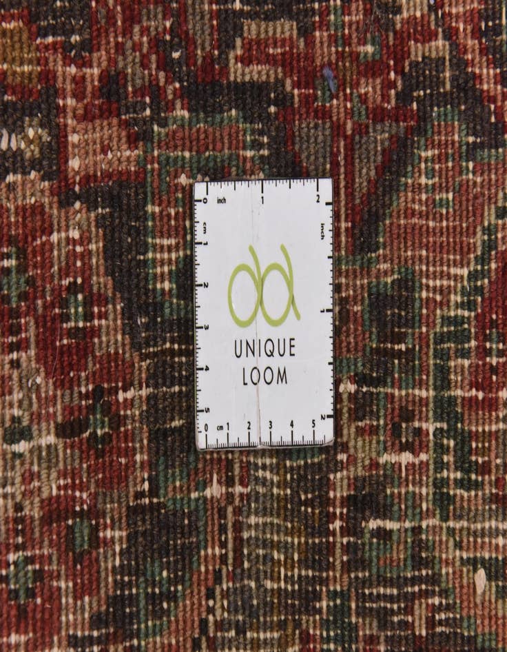 Detail image of  7' 2 x 11'  Hand Knotted Heriz Persian Wool Rug