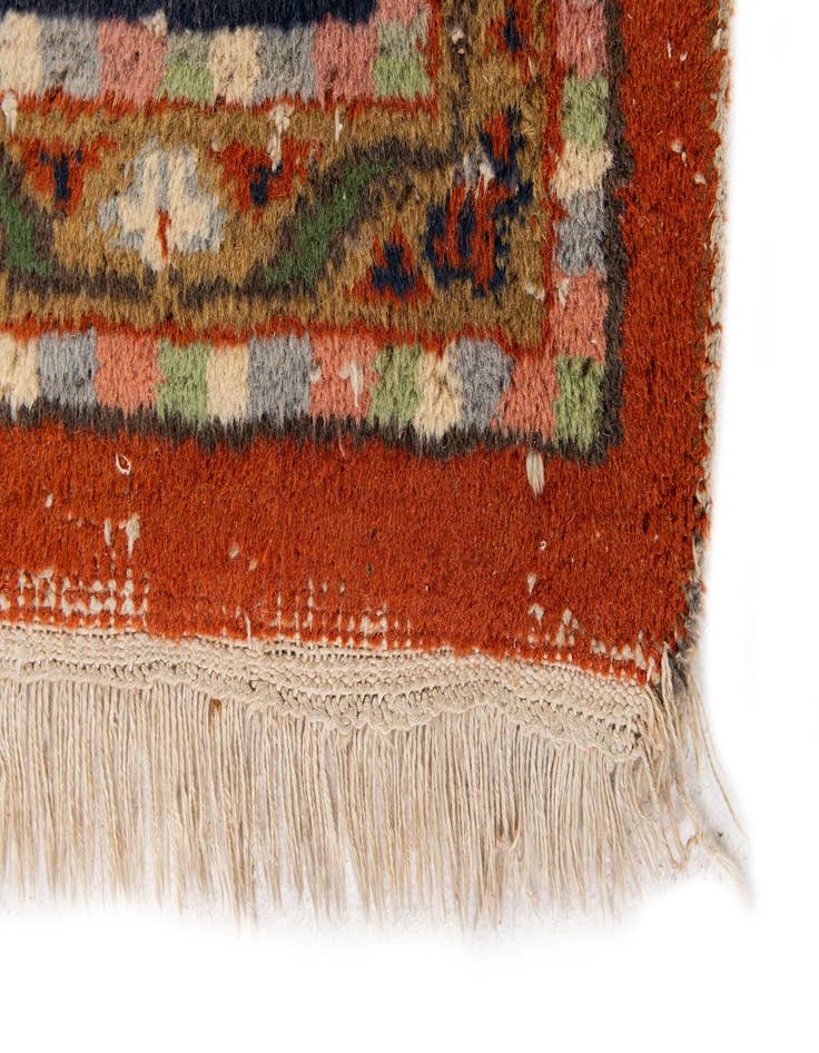 Detail image of  7' 11 x 11' 6  Hand Knotted Kars Wool Rug
