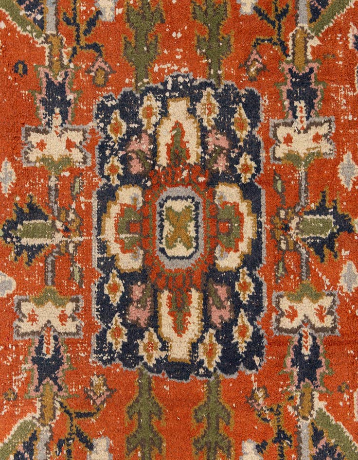 Detail image of  7' 11 x 11' 6  Hand Knotted Kars Wool Rug