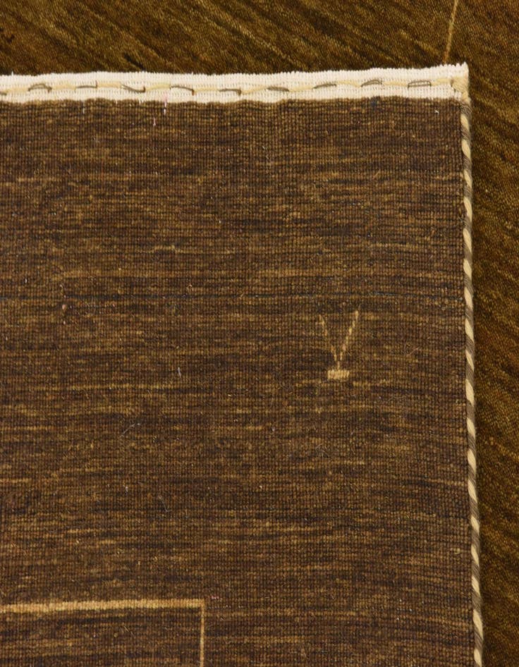 Detail image of  5' 7 x 8'  Hand Knotted Kashkuli Gabbeh Wool Rug