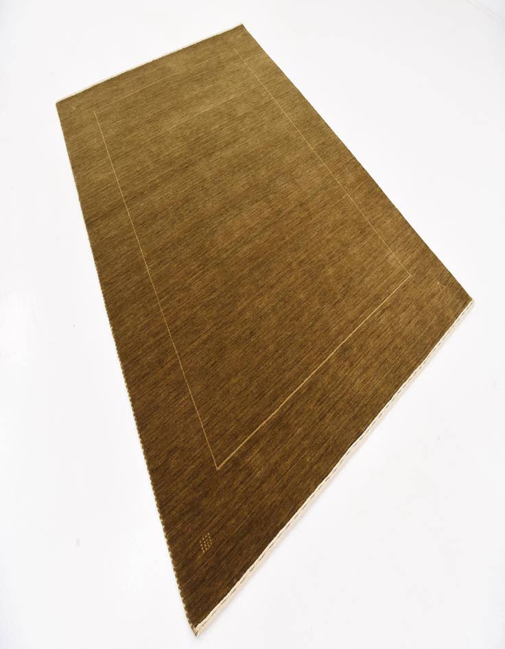 Detail image of  5' 7 x 8'  Hand Knotted Kashkuli Gabbeh Wool Rug