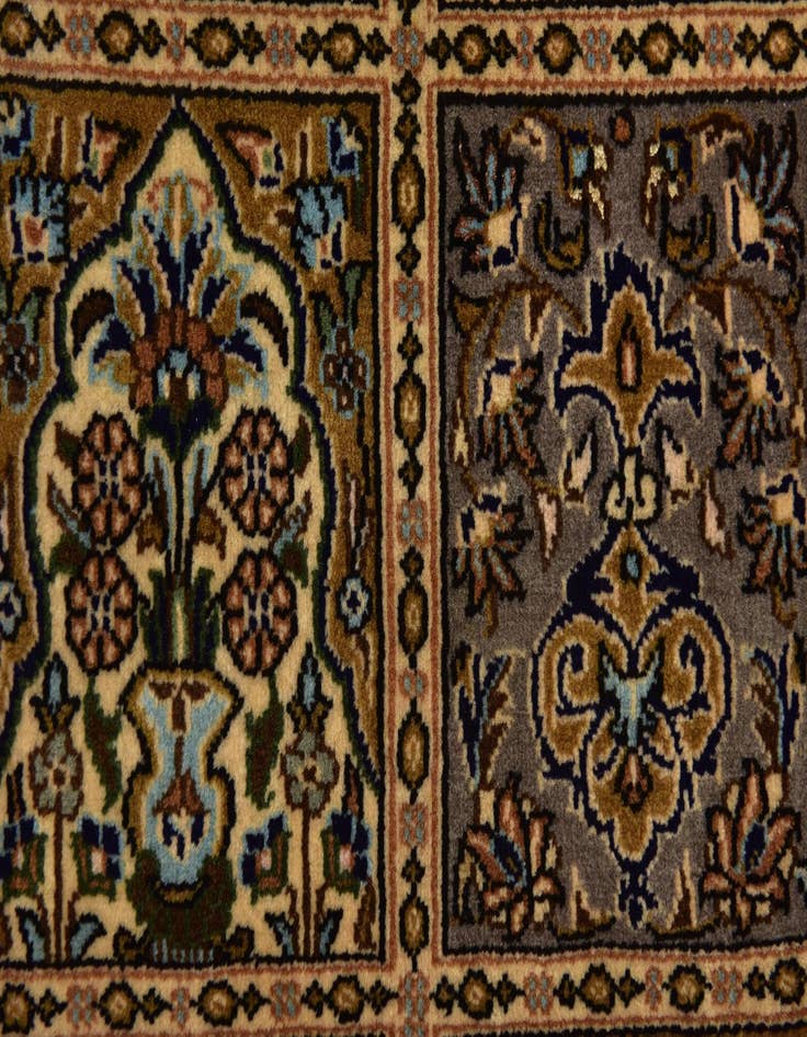 Detail image of 4' 7 x 6' 9 Hand Knotted Kashmir Oriental Wool Rug