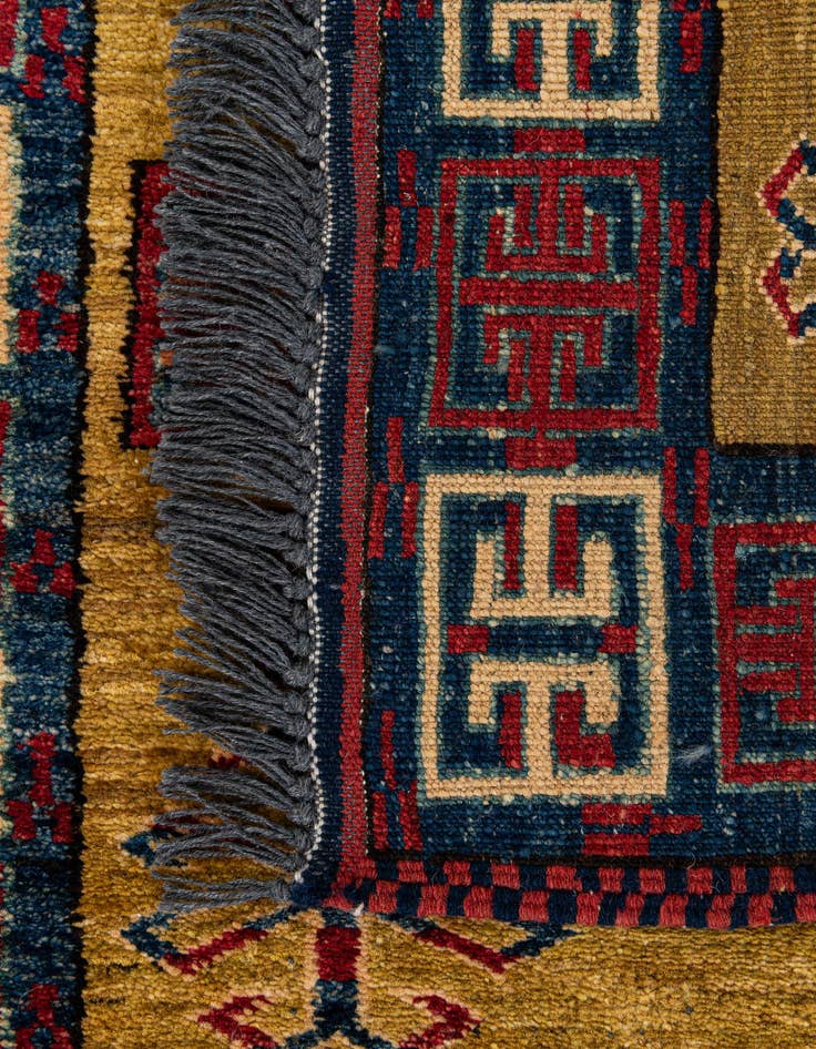 Detail image of  2' 9 x 4' 2  Hand Knotted Kazak Wool Rug