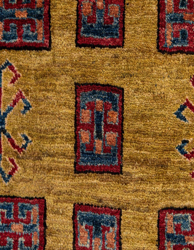 Detail image of  2' 9 x 4' 2  Hand Knotted Kazak Wool Rug