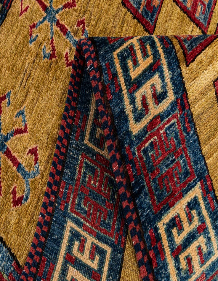 Detail image of  2' 9 x 4' 2  Hand Knotted Kazak Wool Rug