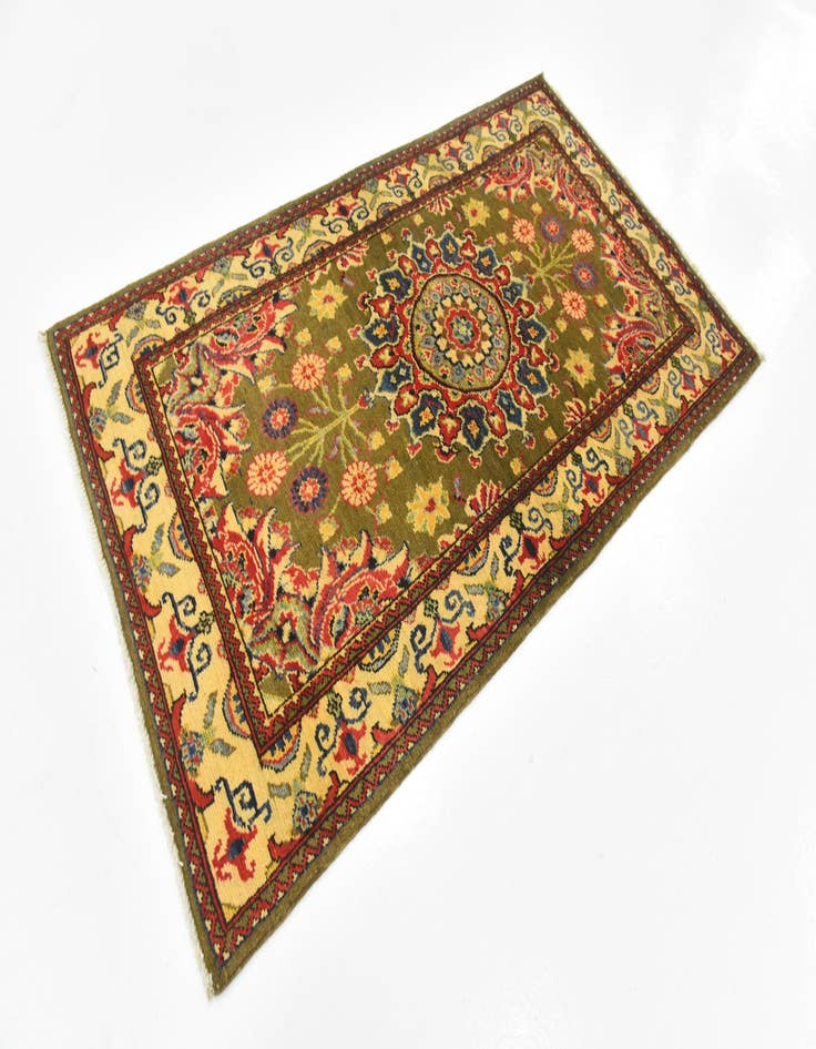 Detail image of  3' 1 x 5' 8  Hand Knotted Kazak Rug