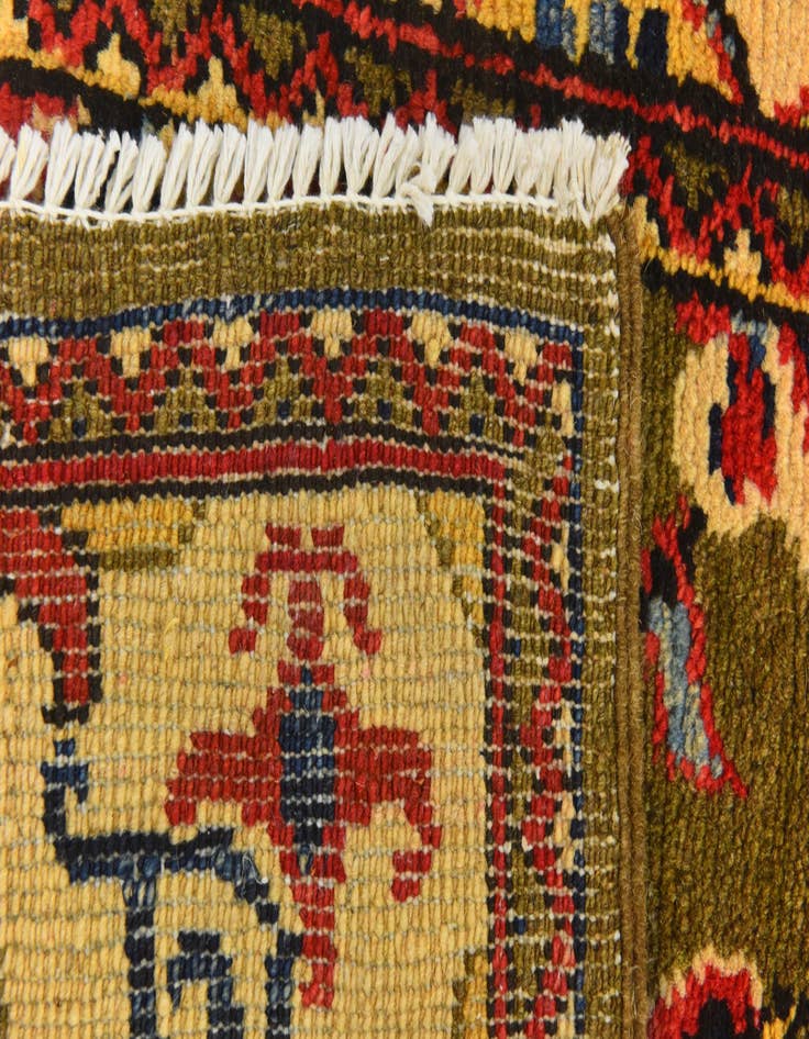 Detail image of  3' 1 x 5' 8  Hand Knotted Kazak Rug