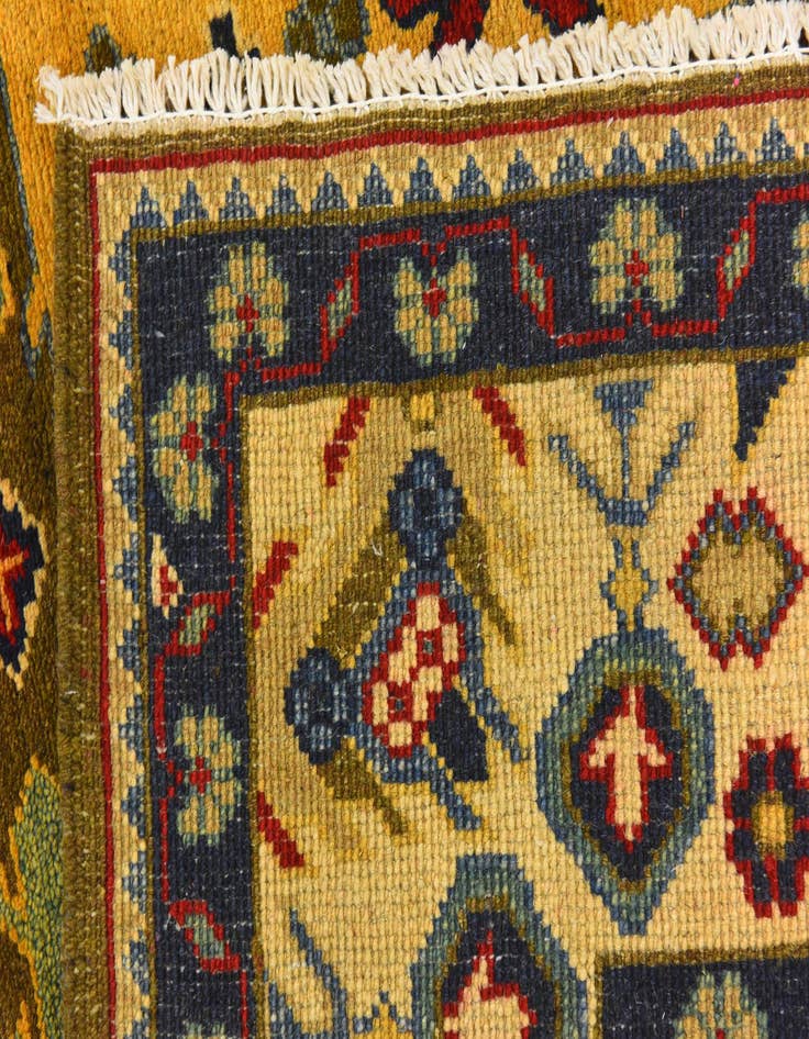 Detail image of  6' 8 x 9' 7  Hand Knotted Kazak Rug