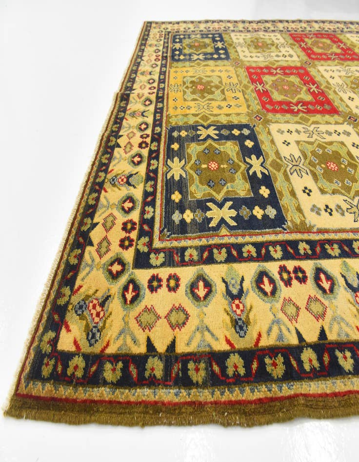 Detail image of  6' 8 x 9' 7  Hand Knotted Kazak Rug