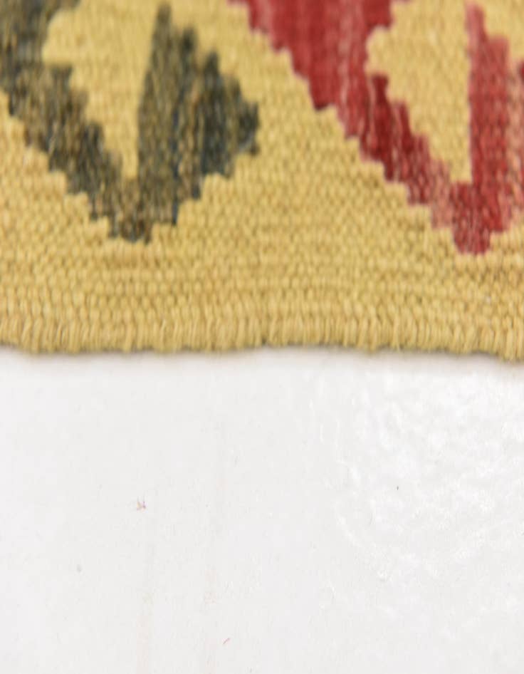 Detail image of  3' 4 x 5'  Hand Woven Kilim Maymana Wool Rug