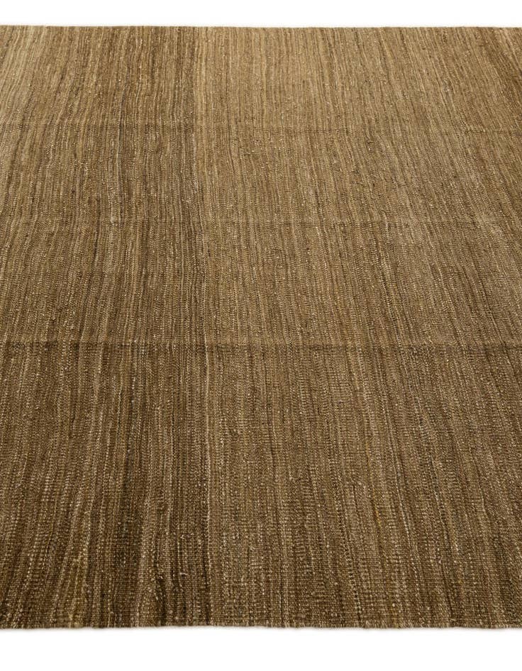 Detail image of  6' 5 x 11' 6  Hand Woven Kilim Modern Wool Rug