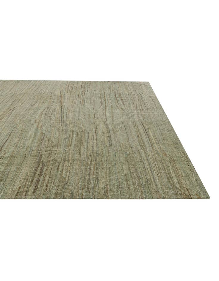 Detail image of 9' 5 x 12' 5 Hand Woven Kilim Modern Wool Rug