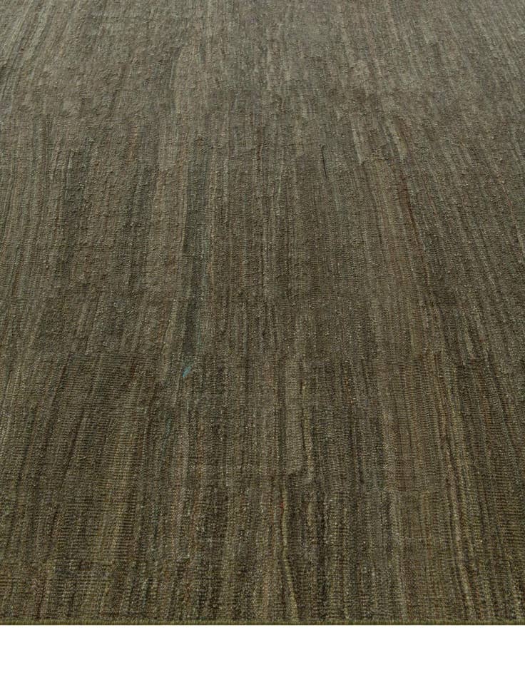 Detail image of 10' 5 x 12' 10 Hand Woven Kilim Modern Wool Rug