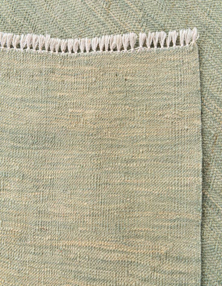 Detail image of  6' 4 x 9' 9  Hand Woven Kilim Modern Wool Rug