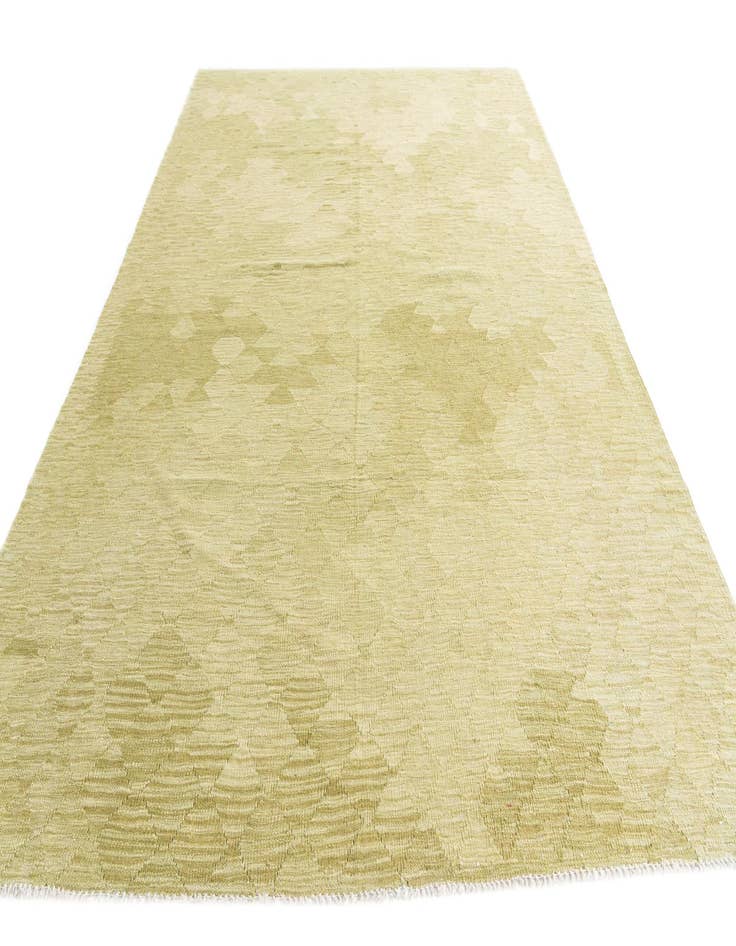 Detail image of  6' 7 x 10'  Hand Woven Kilim Modern Wool Rug