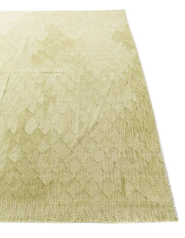 Detail image of  6' 7 x 10'  Hand Woven Kilim Modern Wool Rug