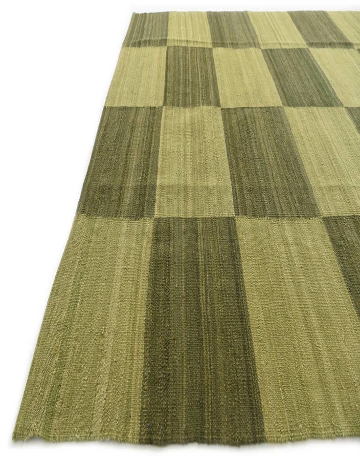 Detail image of  5' 7 x 7' 5  Hand Woven Kilim Modern Wool Rug